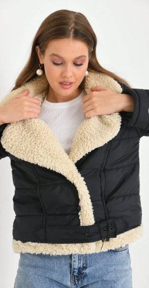 Fur Detailed Coat
